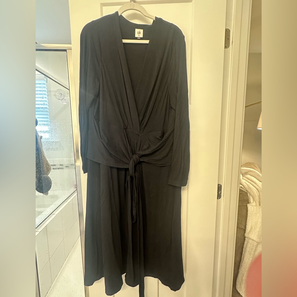 Long-Sleeved Black Dress
